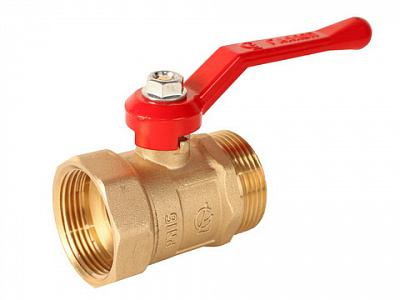 0103276 Кран шаровой ГАЛЛОП DN 32 PN16 ПРАКТИК ВНхНР ручка